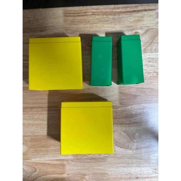 Vintage 1983 Johnson & Johnson Stack & Fit School Stacking Toys - Picture 6 of 6